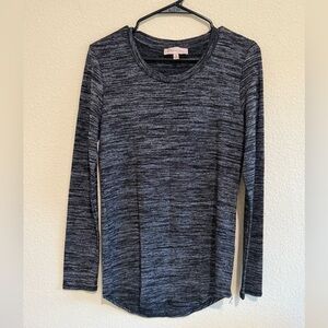 Philosophy Charcoal Long Sleeve Top
